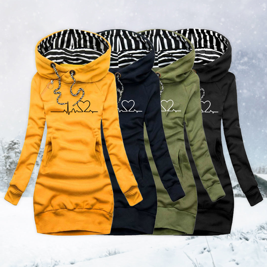Émilienne™ | Robe Sweat Confort Élégant