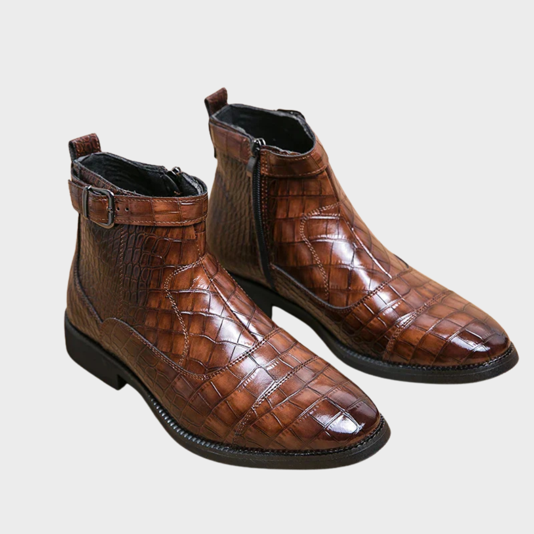 Isandro™ | Bottines Boucle Élégance Urbaine