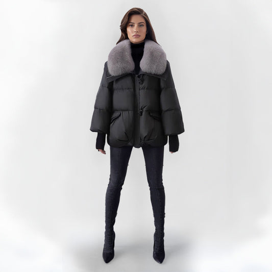 Céliane™ | Manteau Hiver Luxe Col Douillet
