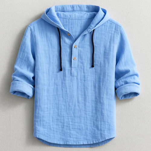 Sacha™ | Chemise en Lin à Capuche