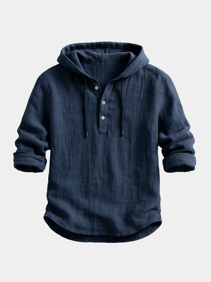 Sacha™ | Chemise en Lin à Capuche
