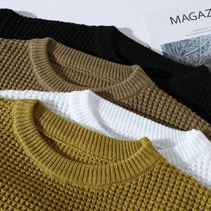 Benjamin™ | Pull Texturé Maille Nid d’Abeille