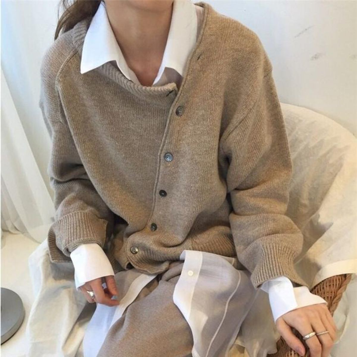 Victoire™ | Cardigan Élégance Asymétrique
