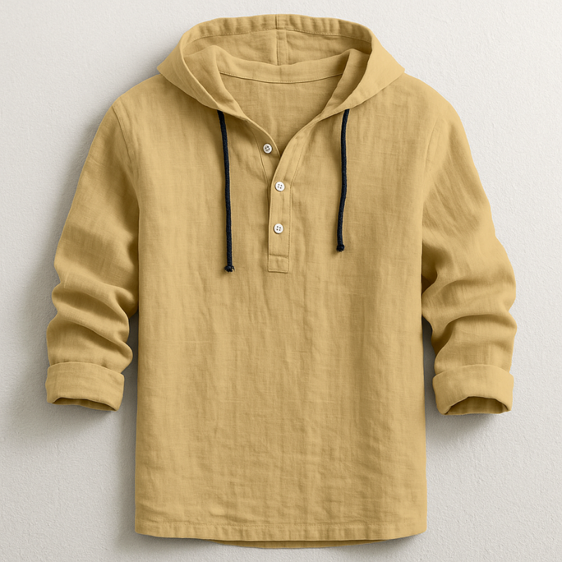 Sacha™ | Chemise en Lin à Capuche