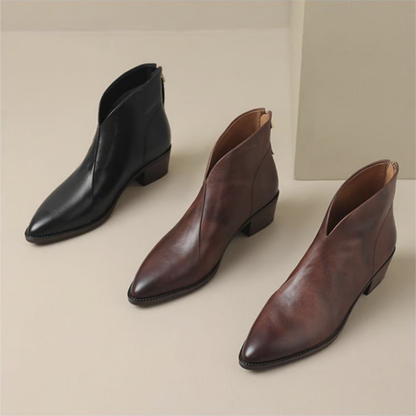 Séverine™ | Bottines Élégantes à Talon Raffiné