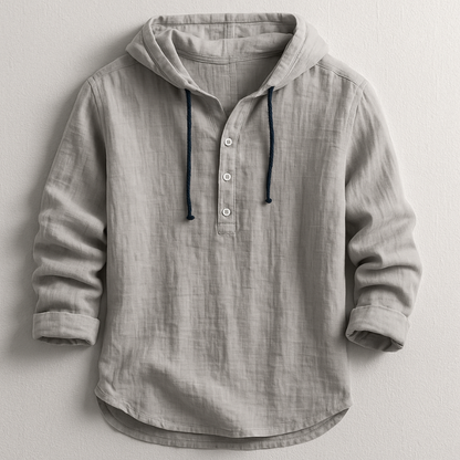 Sacha™ | Chemise en Lin à Capuche