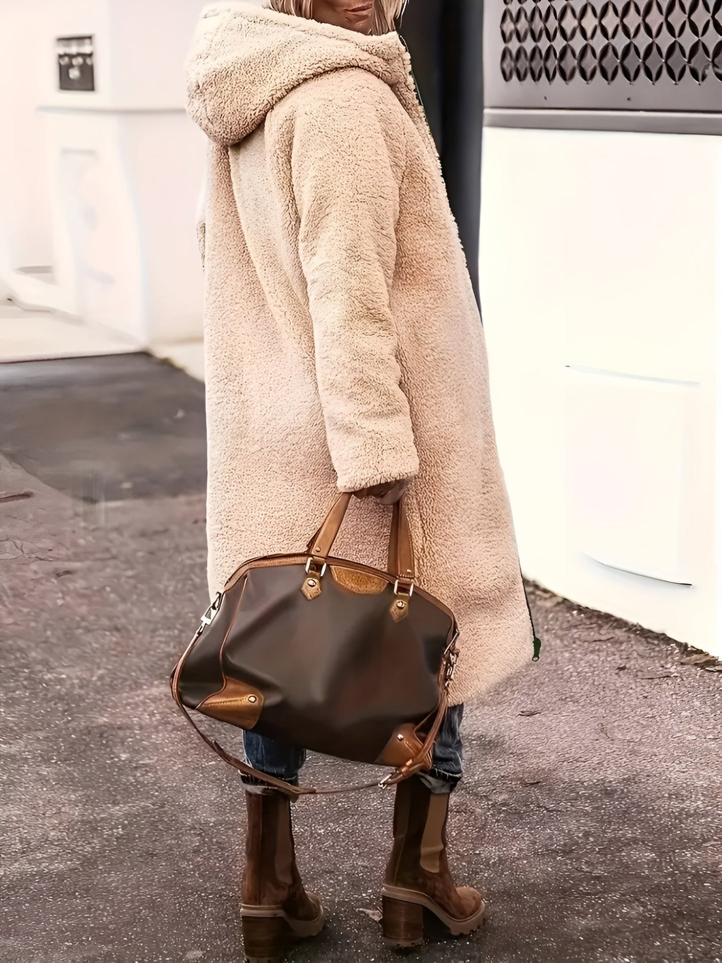 Maëlys™ | Manteau Long Réversible Élégant