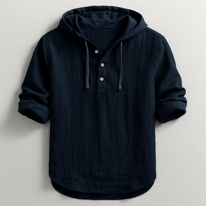 Sacha™ | Chemise en Lin à Capuche