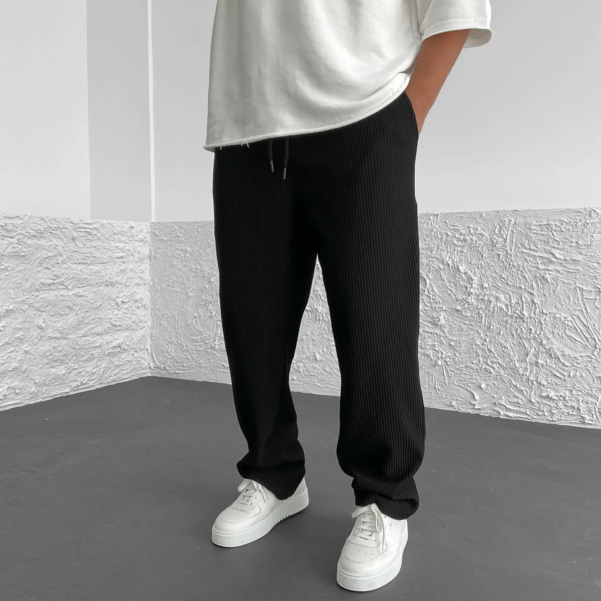 Julien™ | Pantalon Maille Côtelée