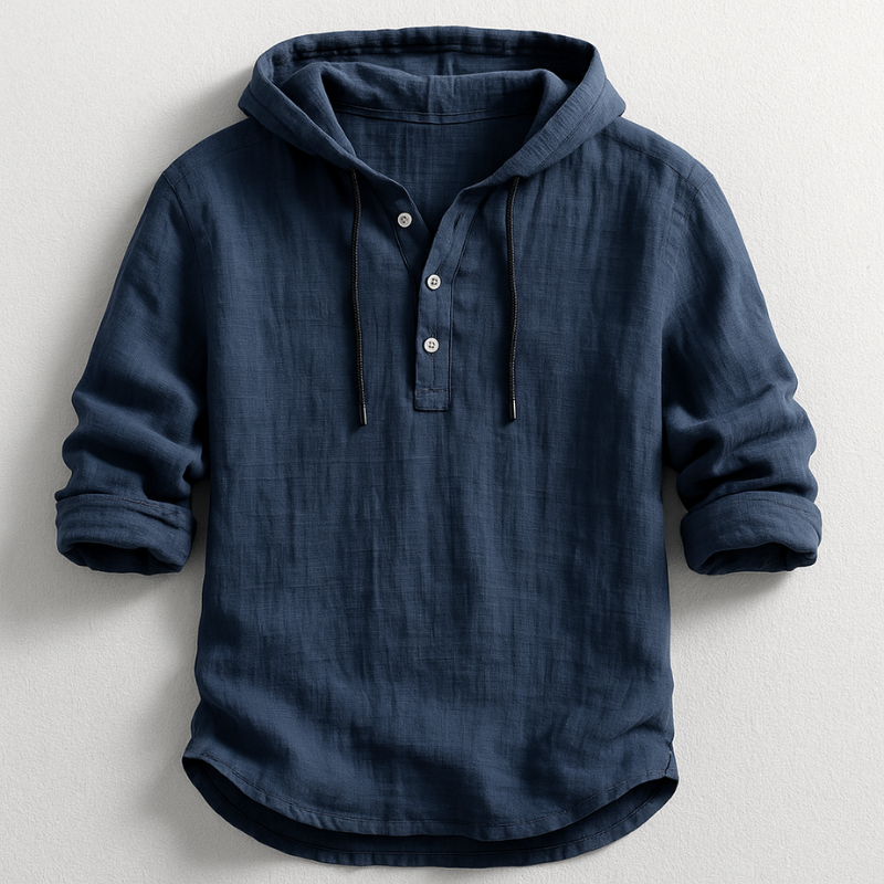 Sacha™ | Chemise en Lin à Capuche