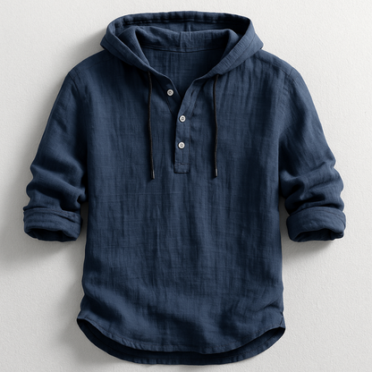 Sacha™ | Chemise en Lin à Capuche
