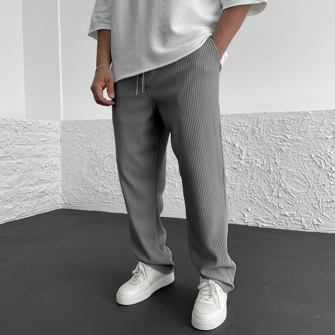 Julien™ | Pantalon Maille Côtelée