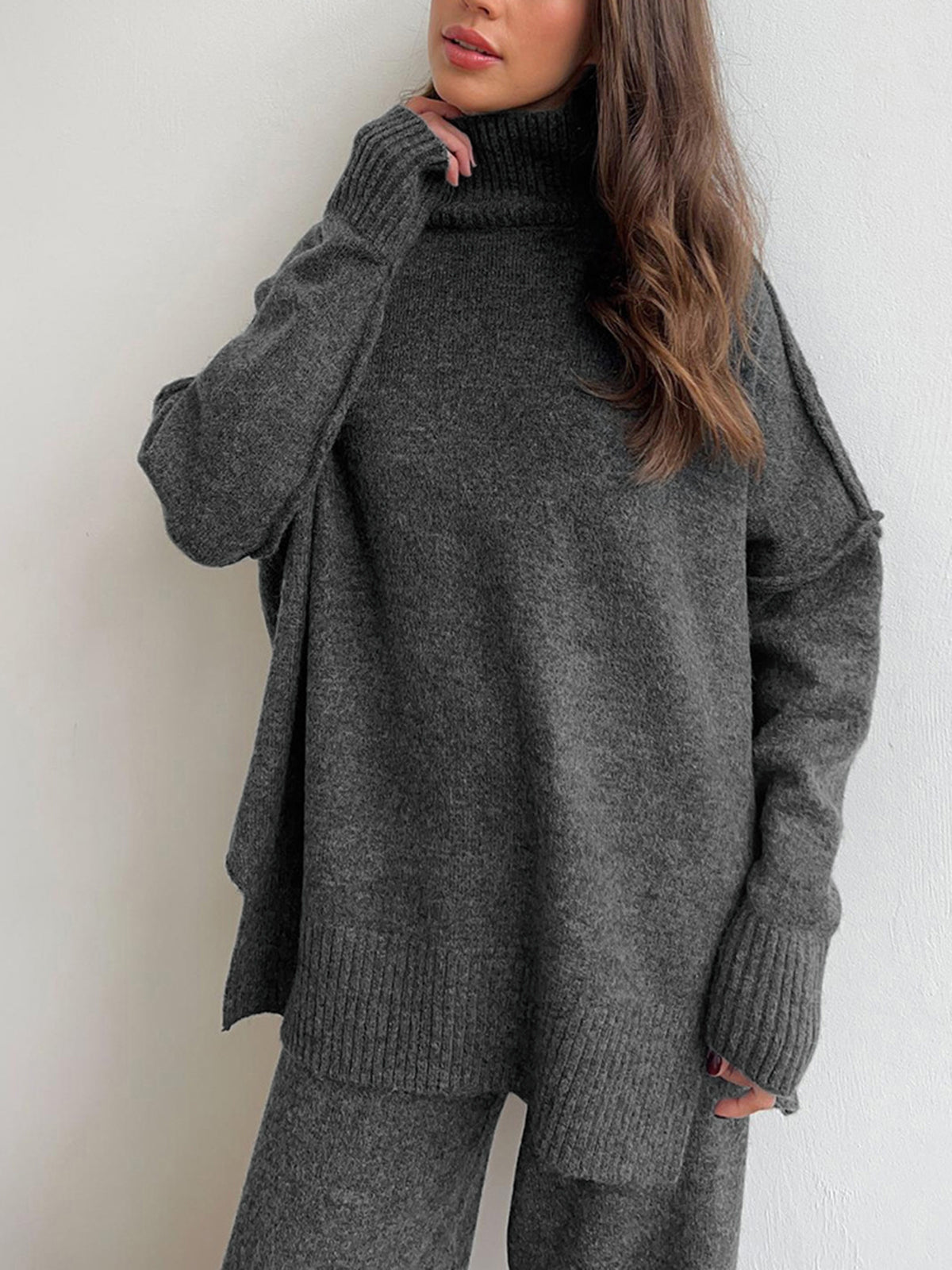 Élora™ | Ensemble Maille Col Roulé