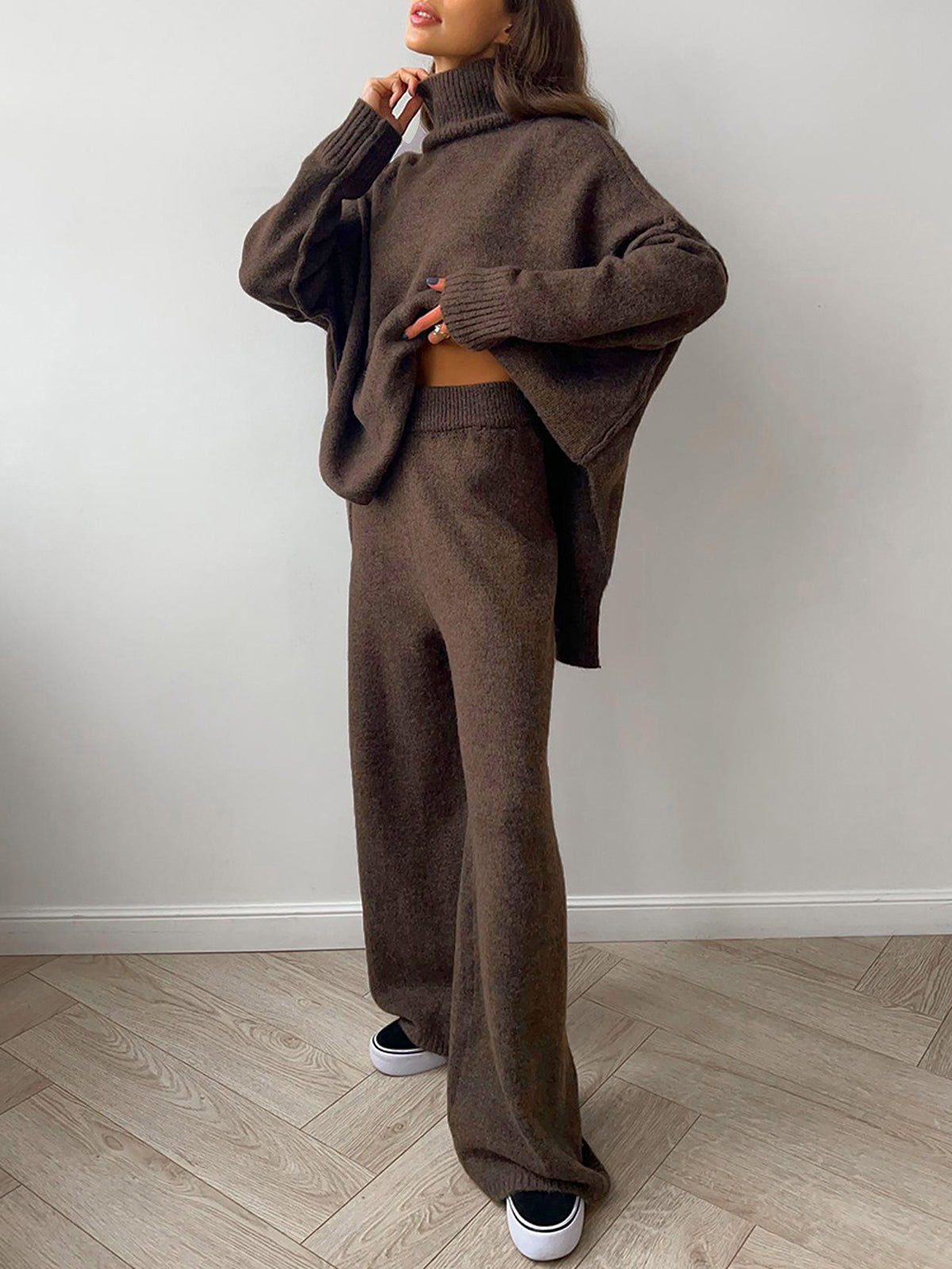 Élora™ | Ensemble Maille Col Roulé