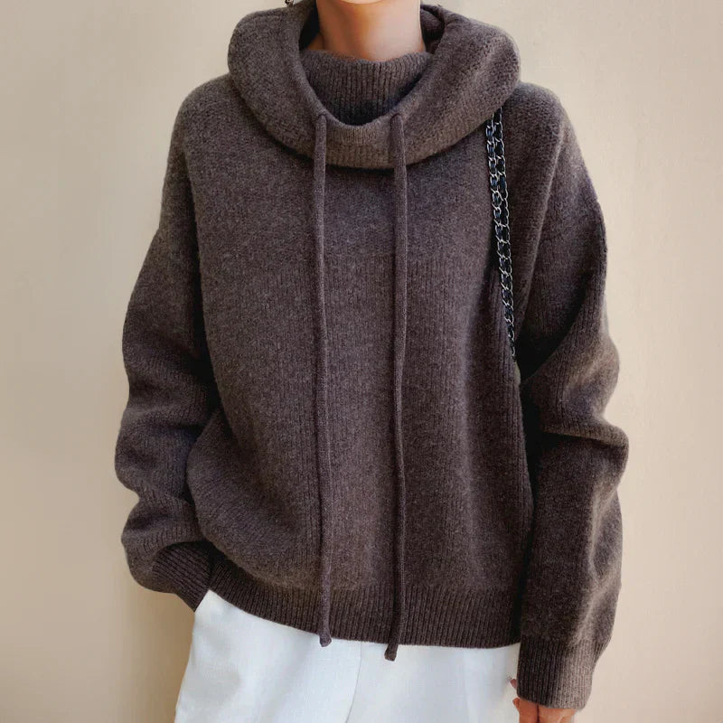 Clarisse™ | Hoodie Maille Élégance Douce