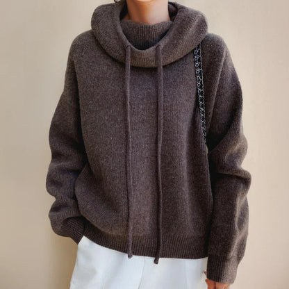 Clarisse™ | Hoodie Maille Élégance Douce
