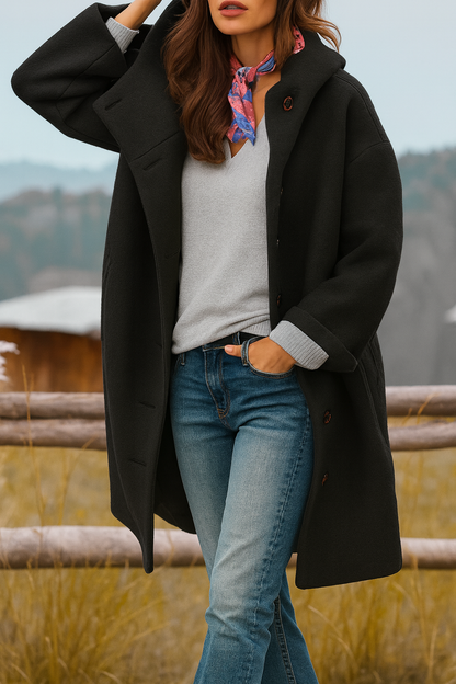 Thaïs™ | Manteau Long Élégance Confort
