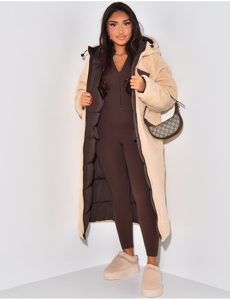 Maristelle™ | Manteau Réversible Douceur Élégante