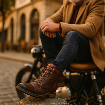 Amaury™ | Bottines Cuir Héritage Distingué