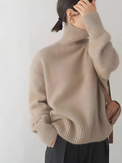 Lisa™ | Pull Col Roulé Douceur Élégante