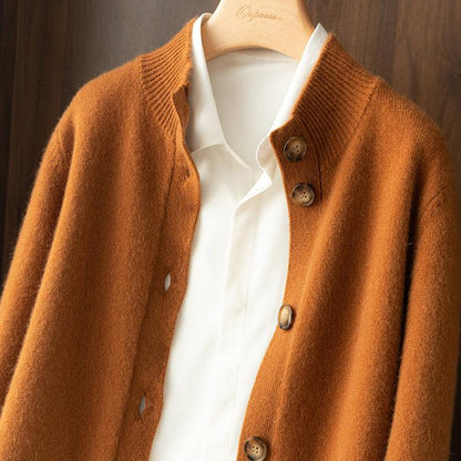 Gabrielle™ | Cardigan Classique Camel