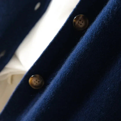 Gabrielle™ | Cardigan Classique Camel