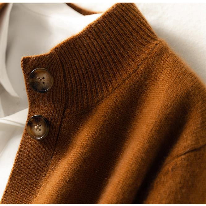Gabrielle™ | Cardigan Classique Camel