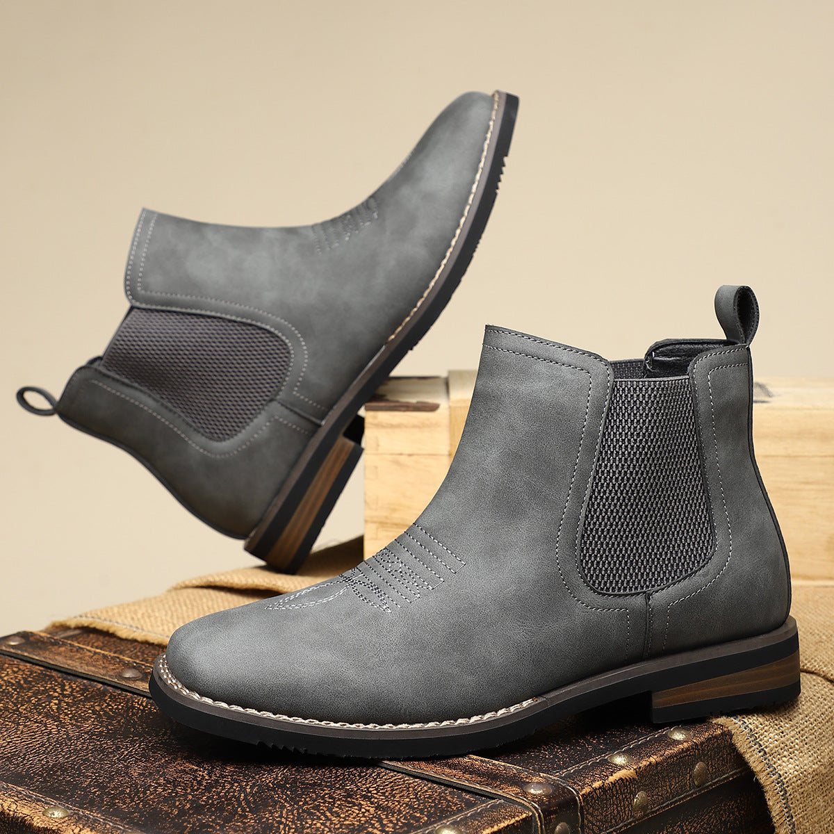 Nolan™ | Bottines Chelsea en Cuir