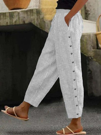 Romé™ | Pantalon estival rayé