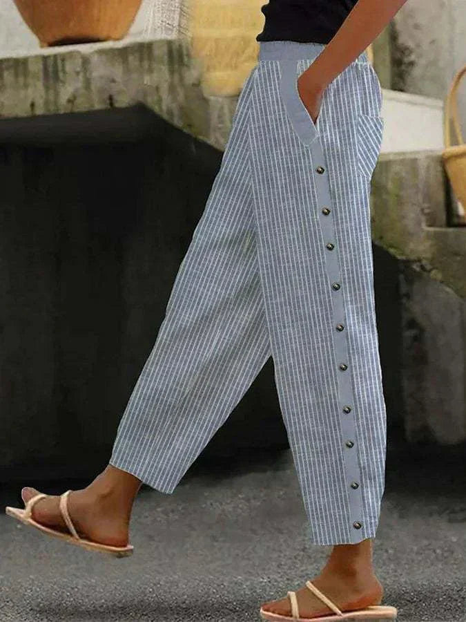 Romé™ | Pantalon estival rayé