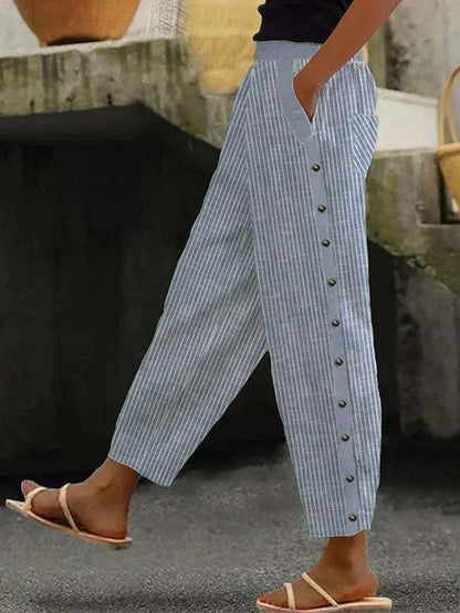 Romé™ | Pantalon estival rayé