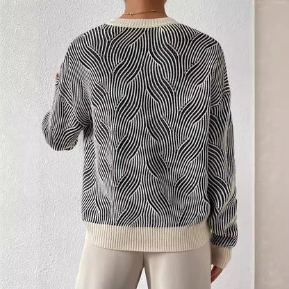 Marine™ | Pull Maille Rayures Élégantes