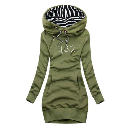 Émilienne™ | Robe Sweat Confort Élégant