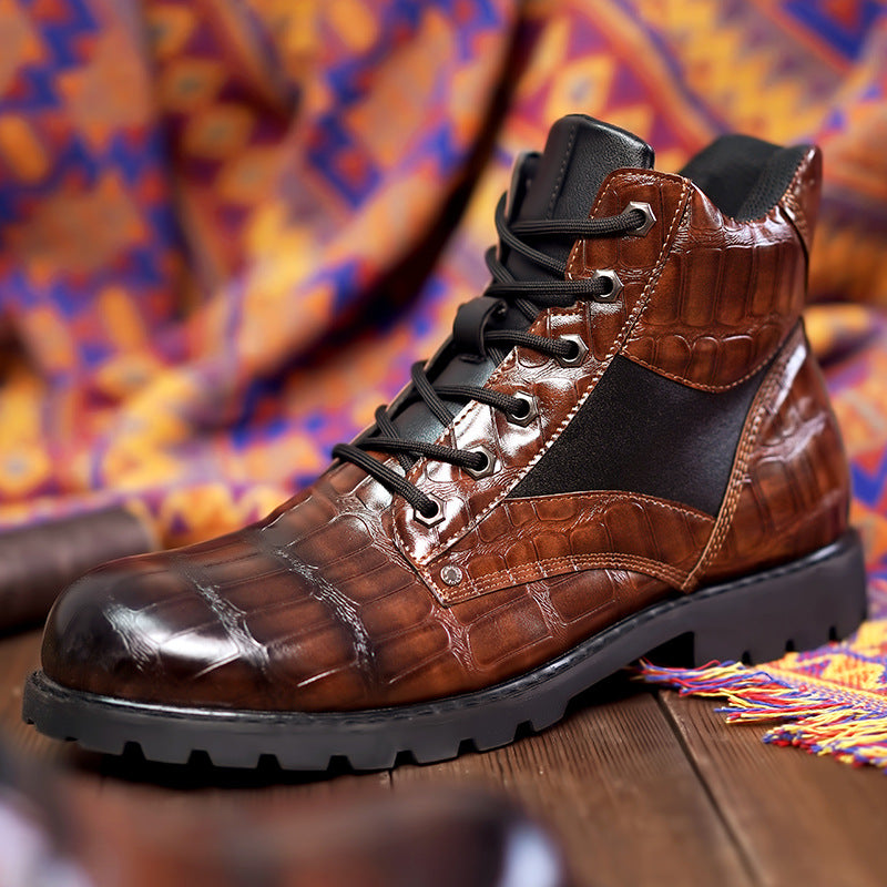 Dario™ | Bottes Relief Crocodile Prestige