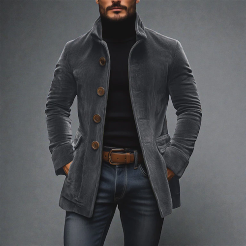 Lorenzo™ | Veste Élégance Velours Côtelé