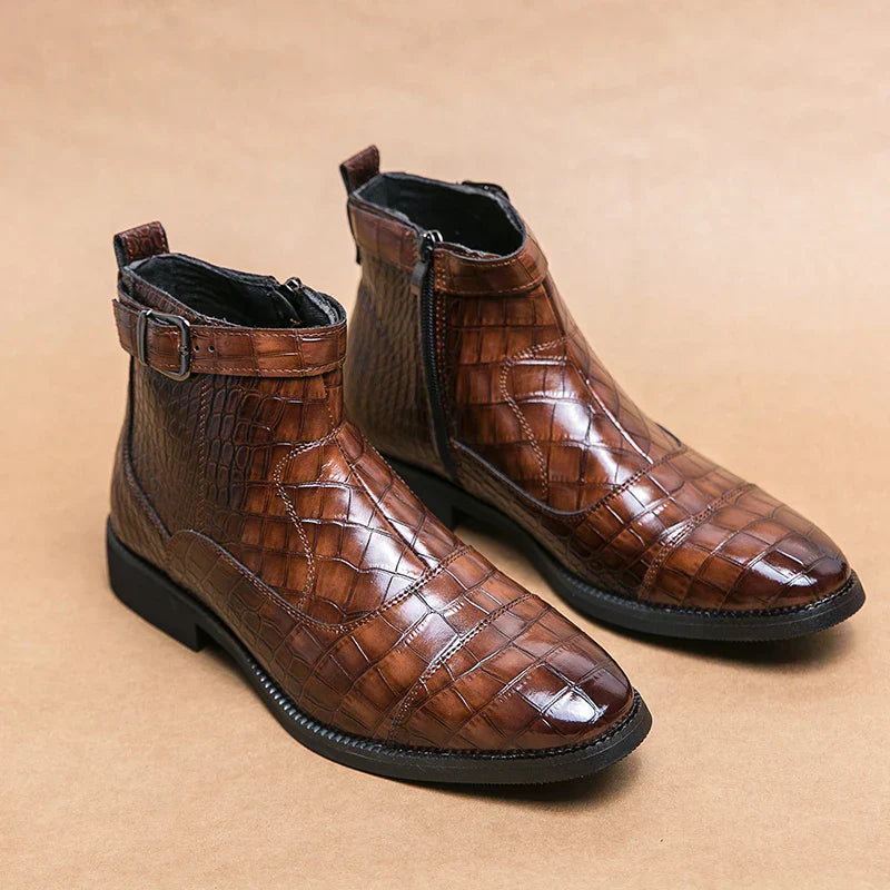 Isandro™ | Bottines Boucle Élégance Urbaine