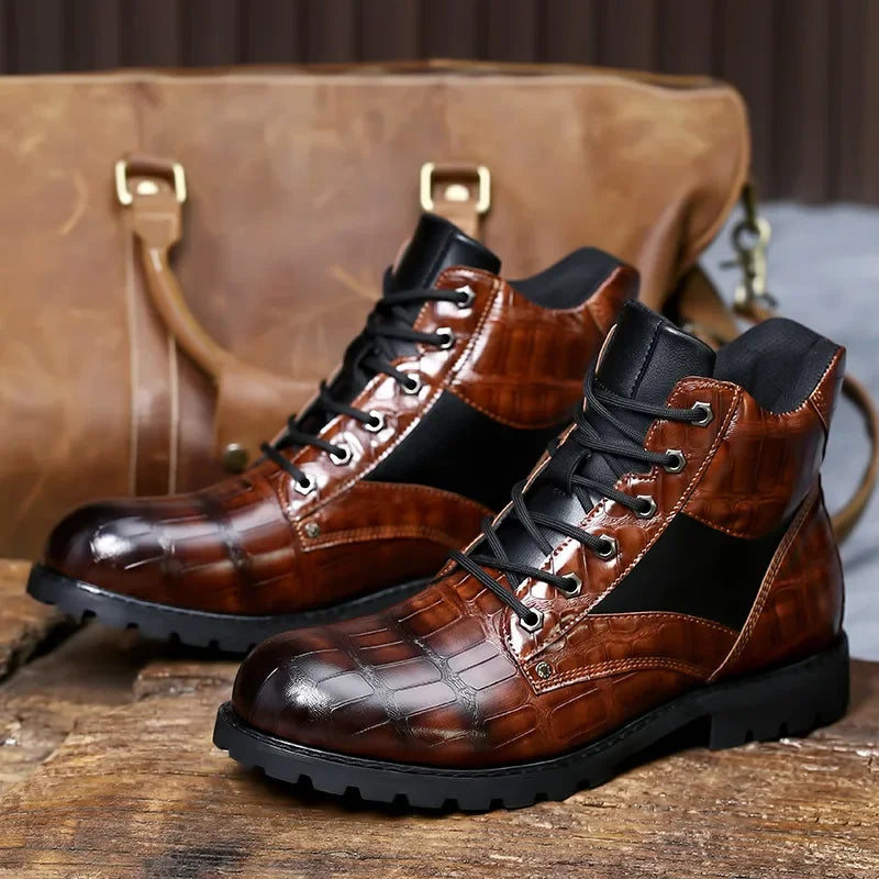 Dario™ | Bottes Relief Crocodile Prestige