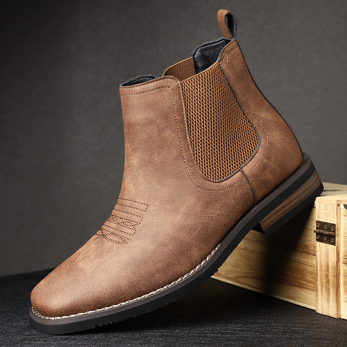 Nolan™ | Bottines Chelsea en Cuir