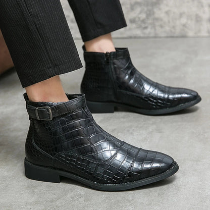 Isandro™ | Bottines Boucle Élégance Urbaine
