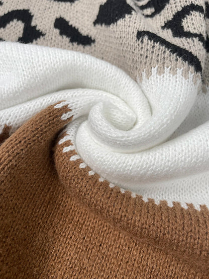 Savannah™ | Pull Maille Léopard Raffiné