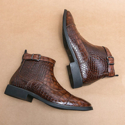 Isandro™ | Bottines Boucle Élégance Urbaine