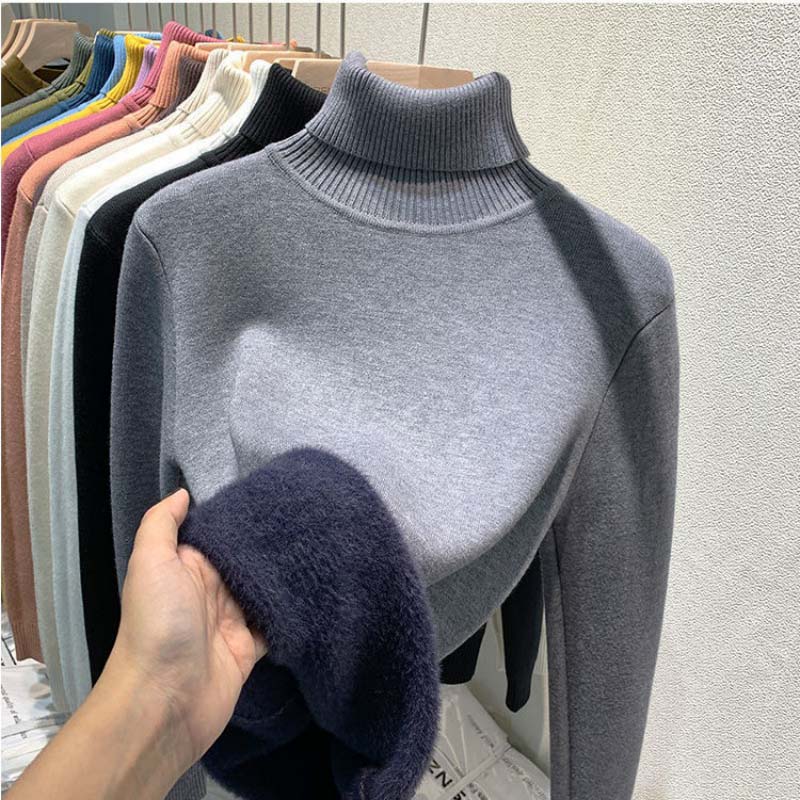 Séraphine™ | Pull Col Roulé Doublé Fleece