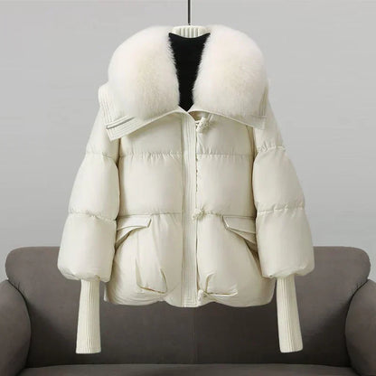 Céliane™ | Manteau Hiver Luxe Col Douillet