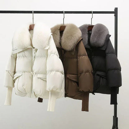 Céliane™ | Manteau Hiver Luxe Col Douillet