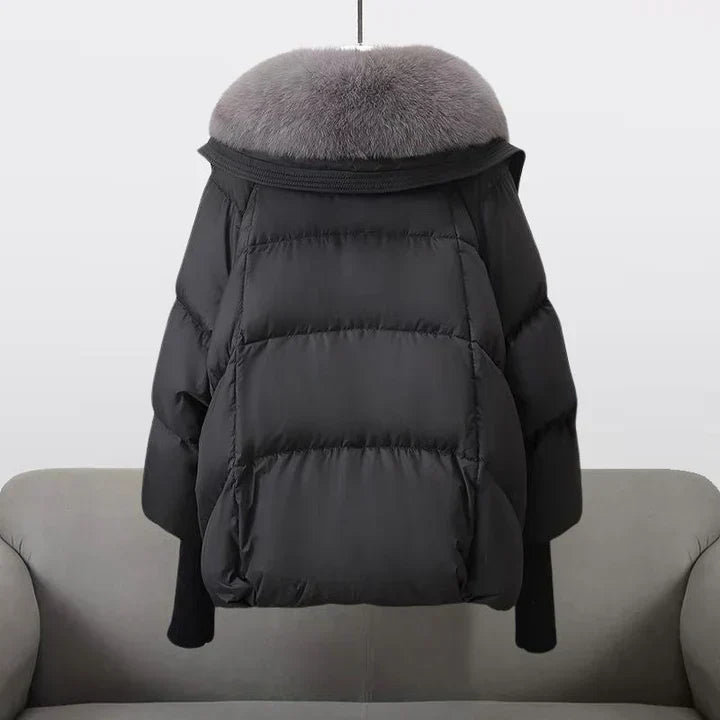 Céliane™ | Manteau Hiver Luxe Col Douillet