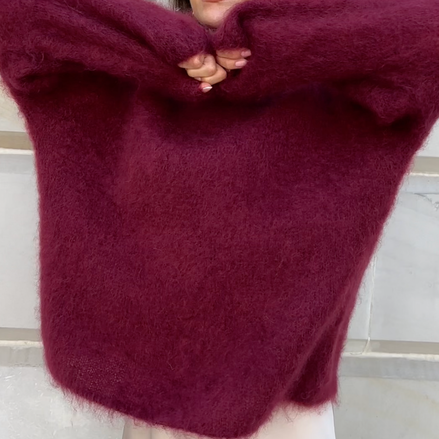 Solange™ | Pull Oversize Maille Douce