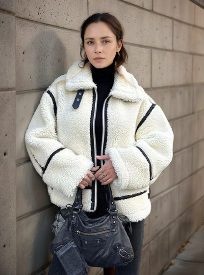 Évarose™ | Veste Hivernale Douce Élégance