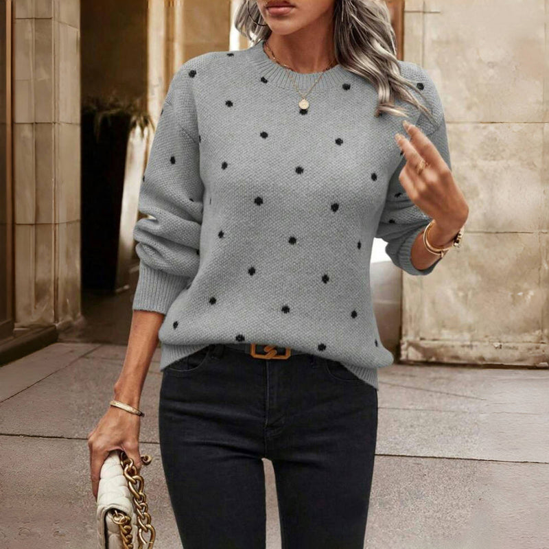 Anaëlle™ | Pull Élégant à Pois