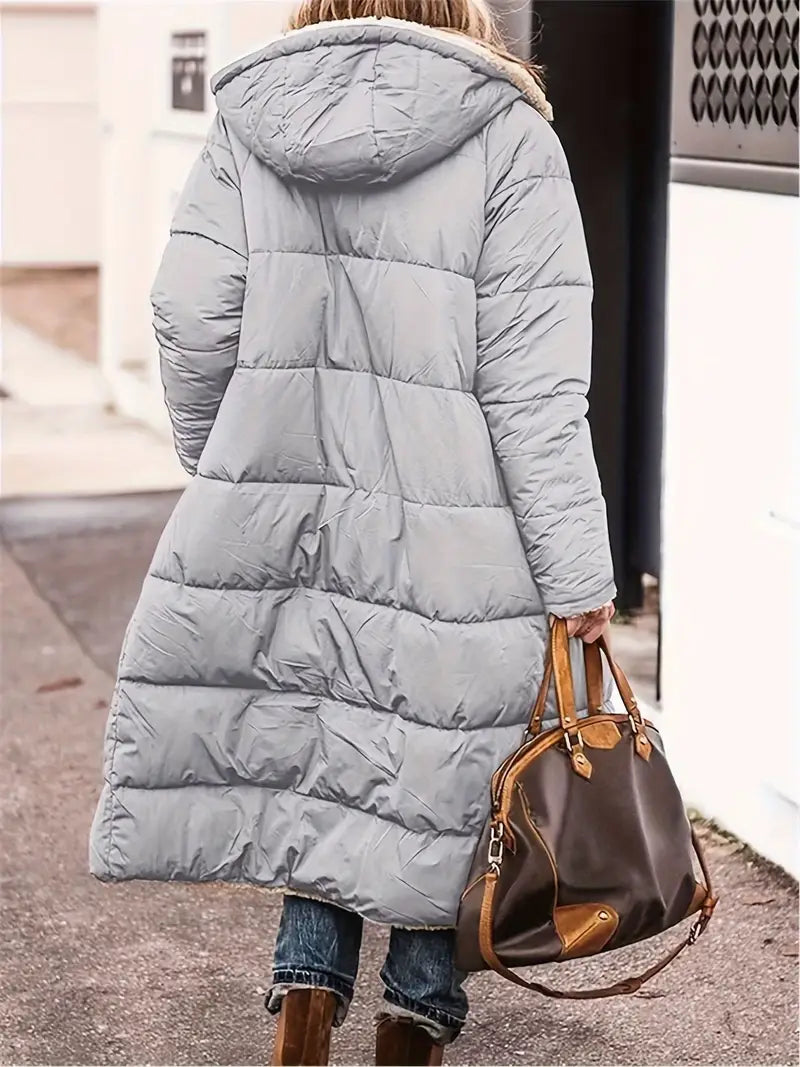 Maëlys™ | Manteau Long Réversible Élégant