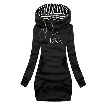 Émilienne™ | Robe Sweat Confort Élégant